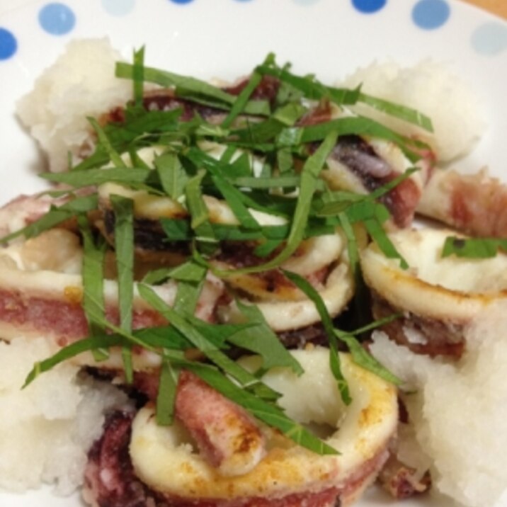イカと大葉の 大根おろしポン酢 レシピ 作り方 By ちったりった 楽天レシピ イカと大葉の 大根おろしポン酢 レシピ 作り方 By ちったりった 楽天レシピ